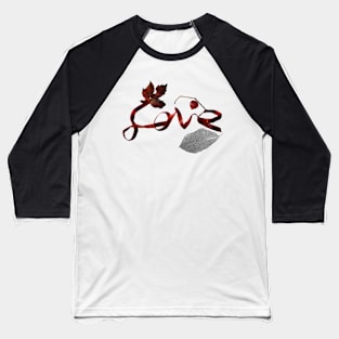 Love with autumn leaves Baseball T-Shirt